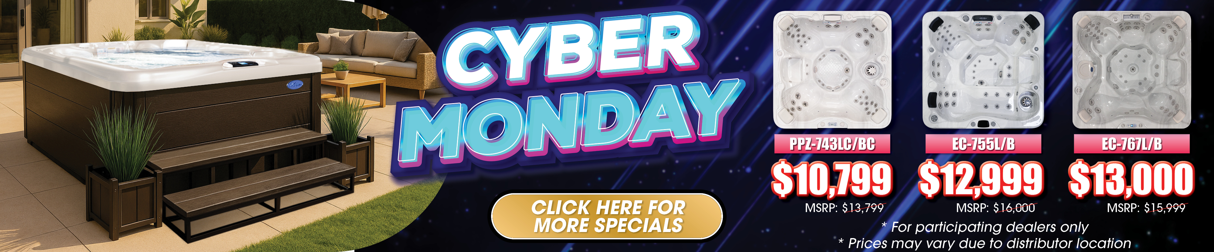 Calspas hot tub being used in a family setting - Lake Elsinore